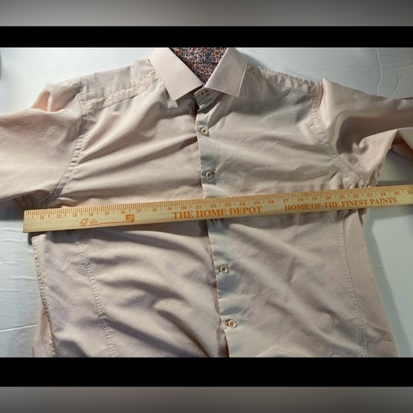 RGB BLACK LABEL MENS DRESS SHIRT, Orange  Xl Extra Large - Picture 6 of 7